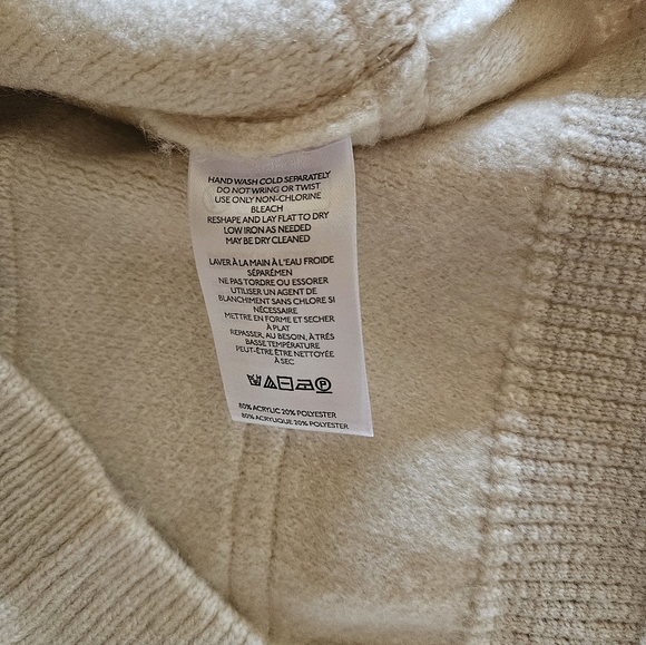 NWT Free people Ivory Bow Cardi - Picture 7 of 16